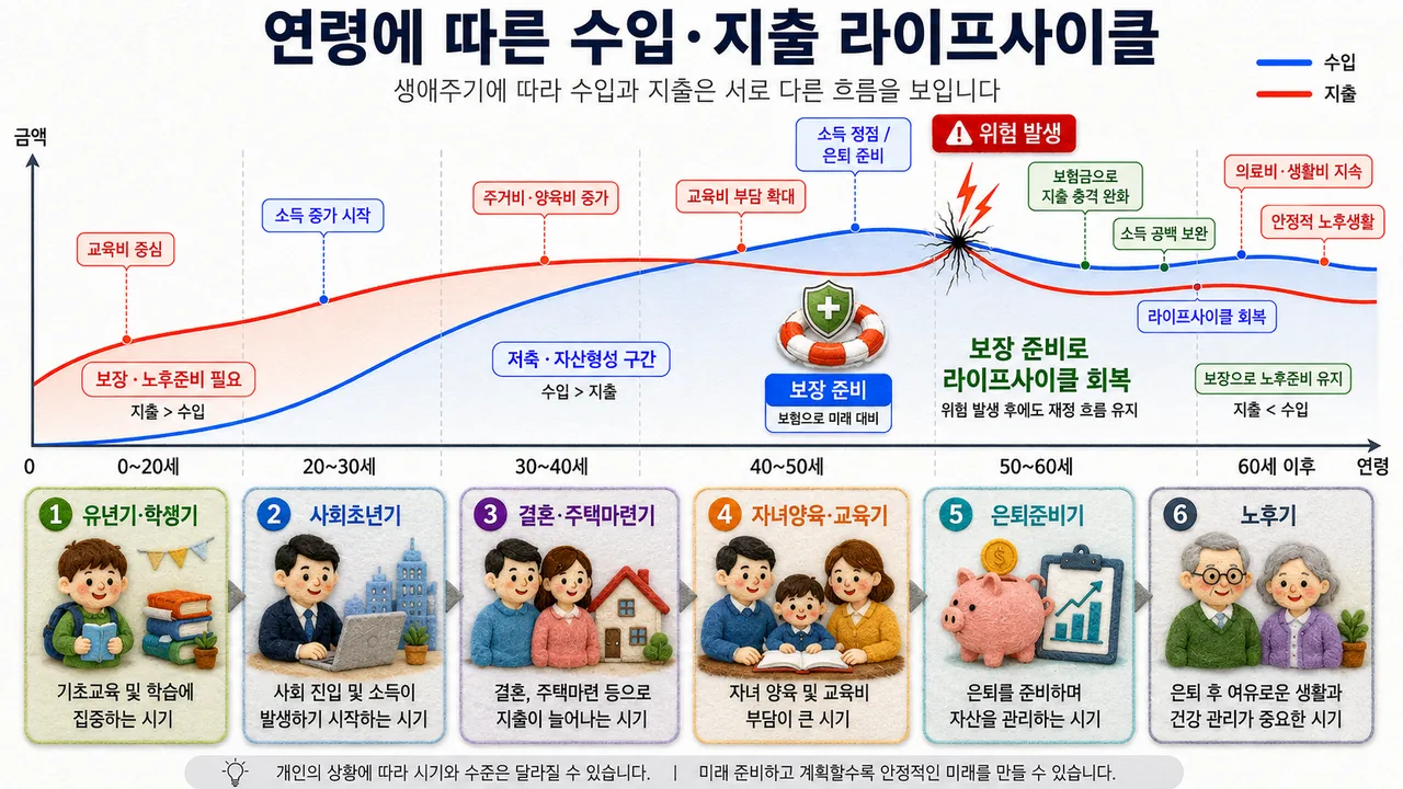 보장 준비로 라이프사이클 회복
